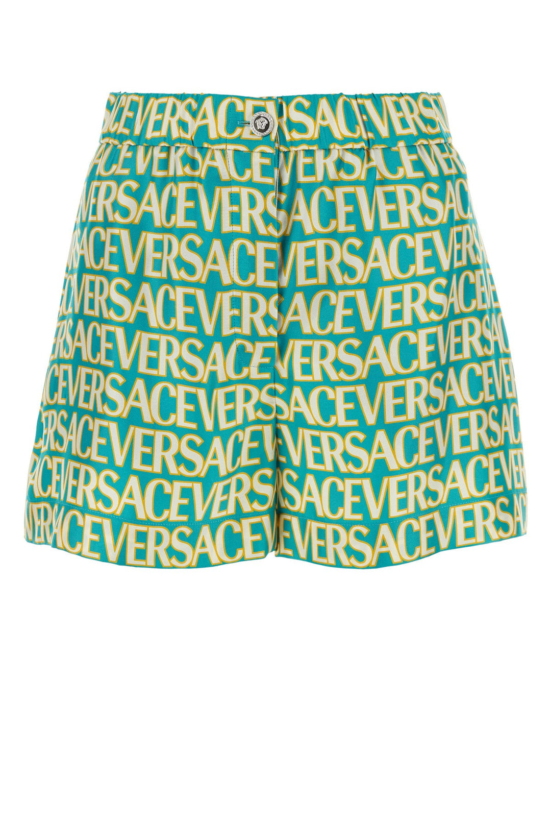 Printed satin Versace Allover shorts