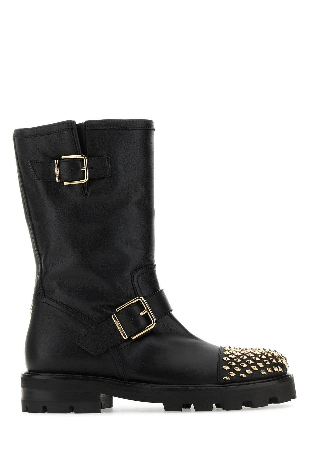 Black leather Biker II boots