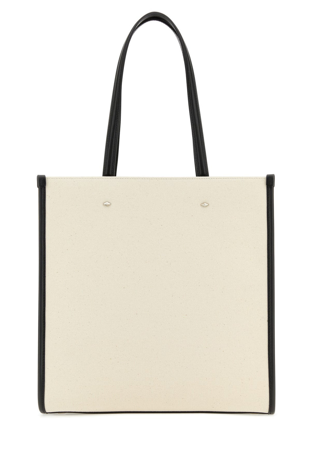 Ivory canvas N/S Tote M shopping bag