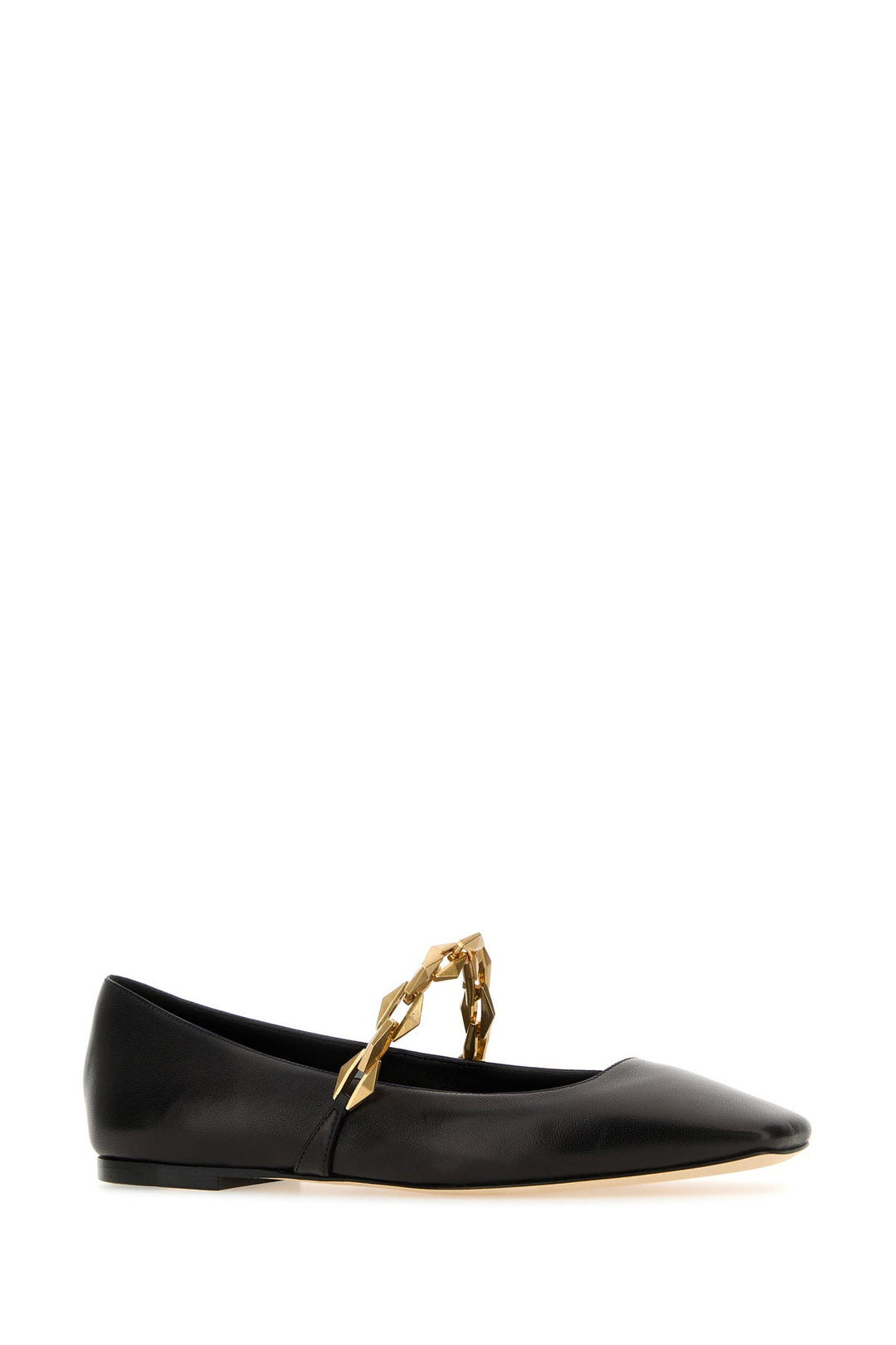 Black nappa leather Tilda ballerinas