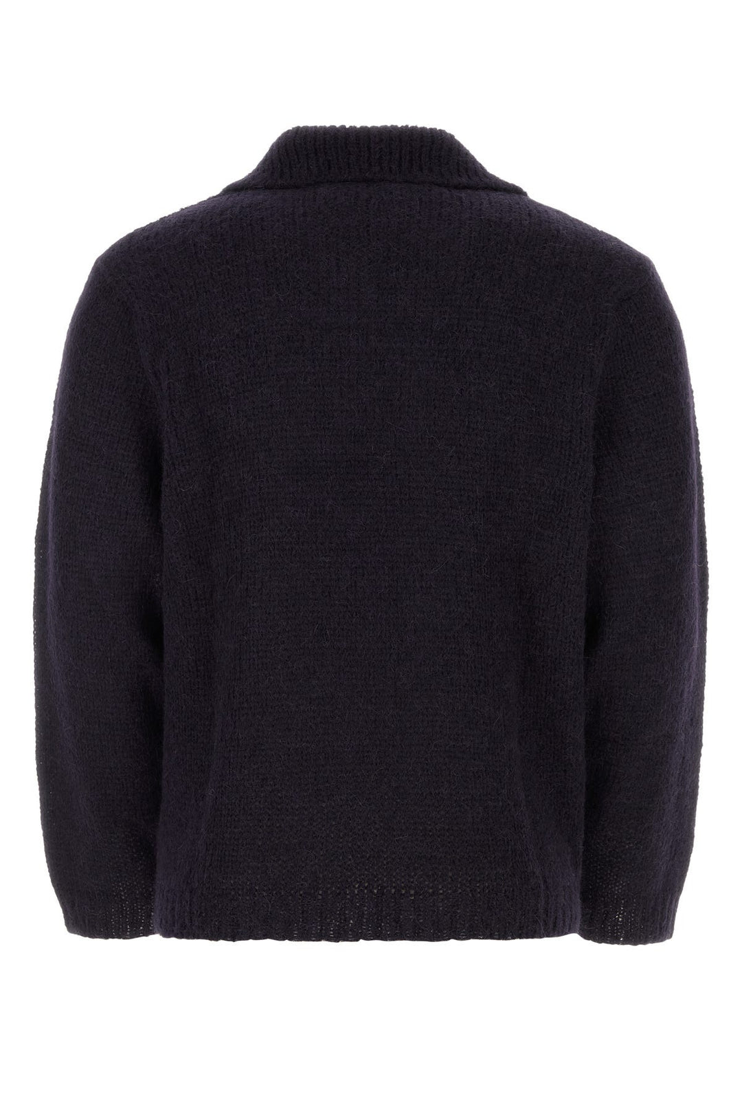 Midnight blue mohair blend sweater