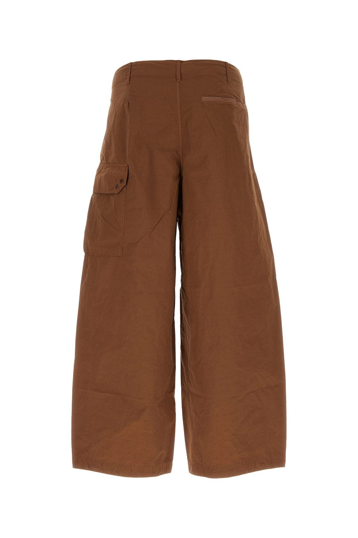 Brown nylon cargo pant