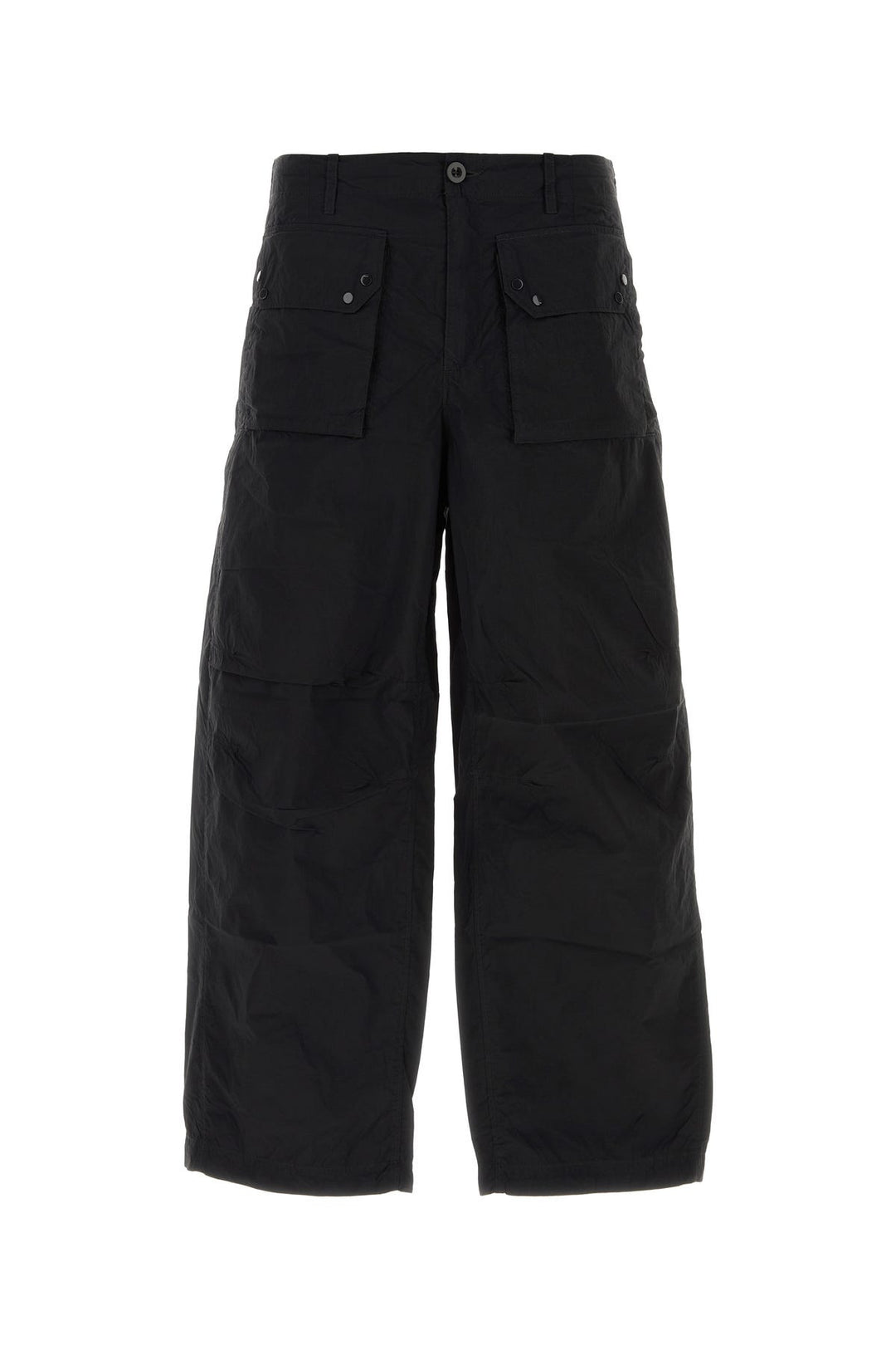 Black nylon cargo pant