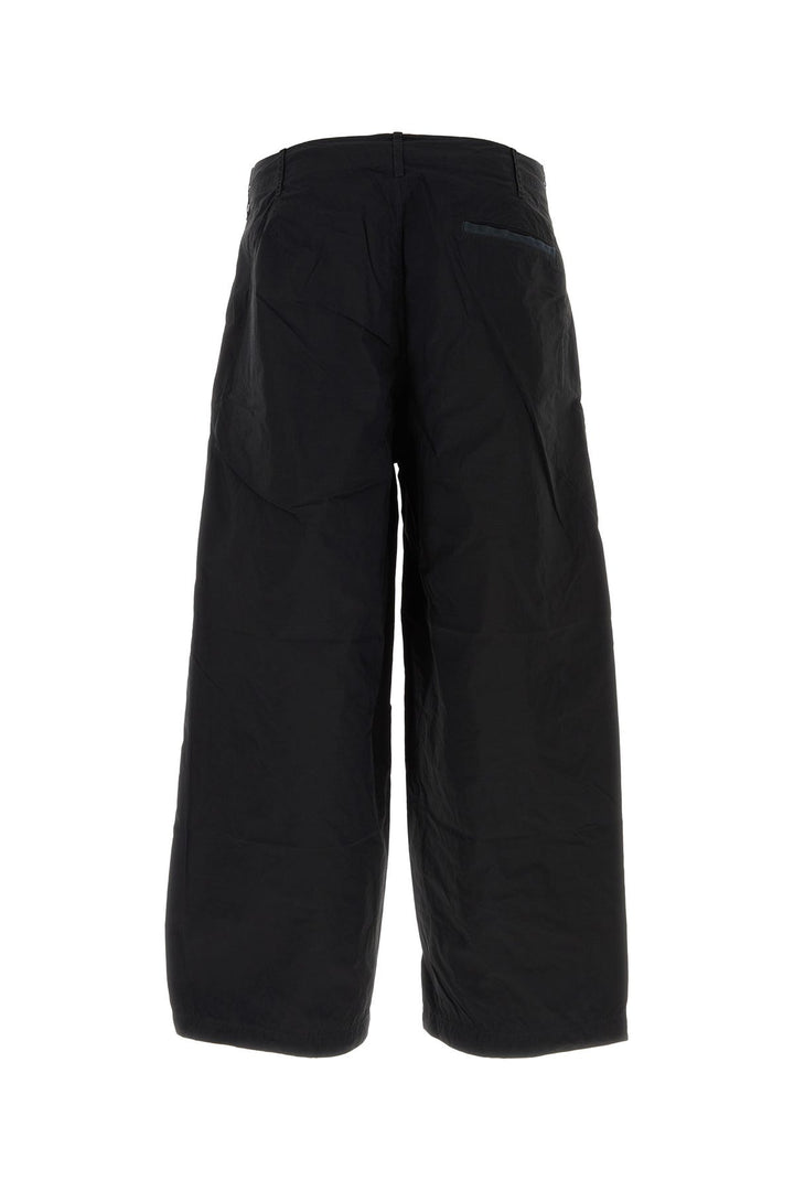 Black nylon cargo pant