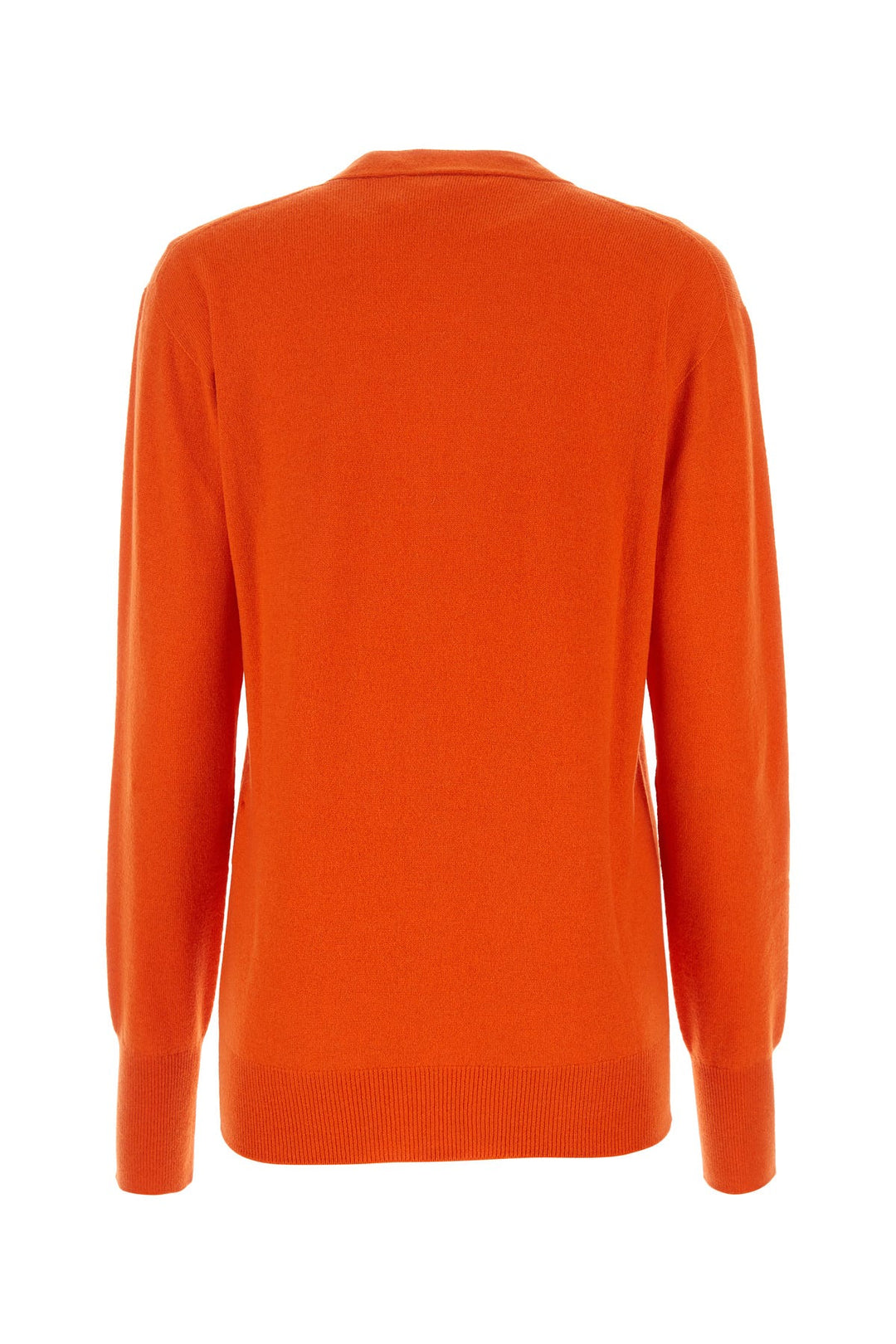 Orange wool cardigan