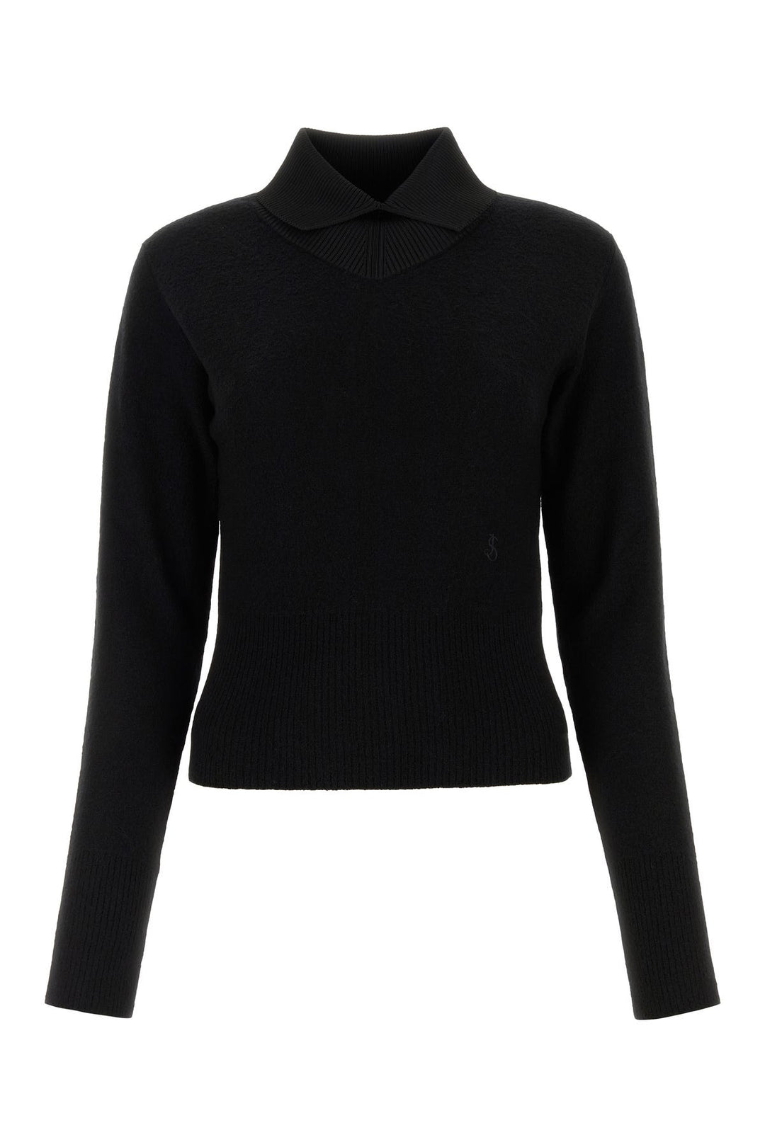 Black wool blend sweater