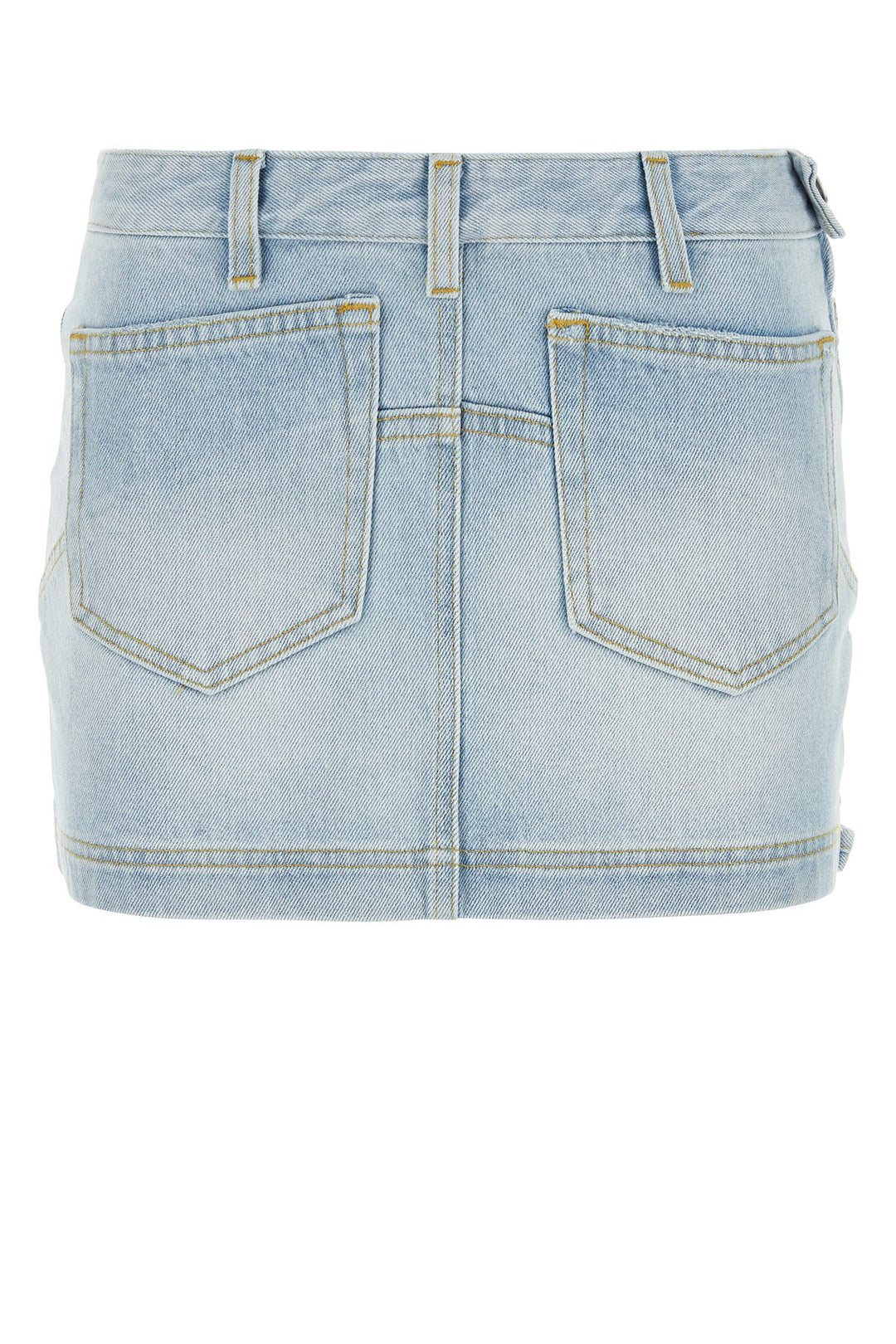 Denim mini skirt