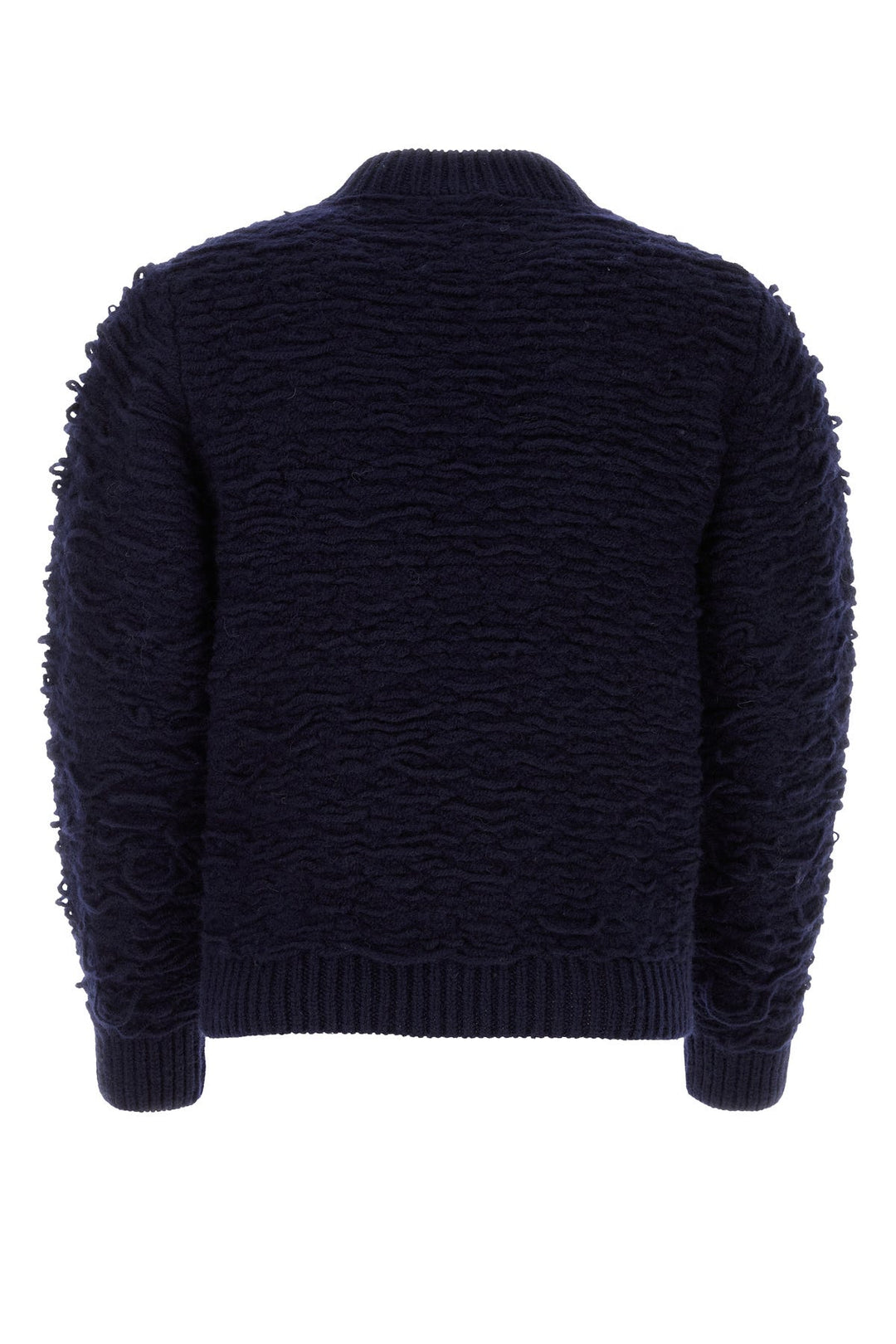 Navy blue wool sweater