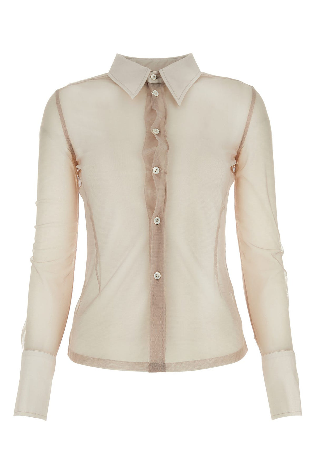 Cappuccino mesh shirt