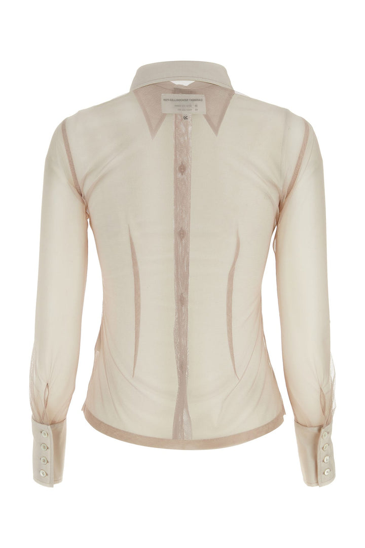 Cappuccino mesh shirt