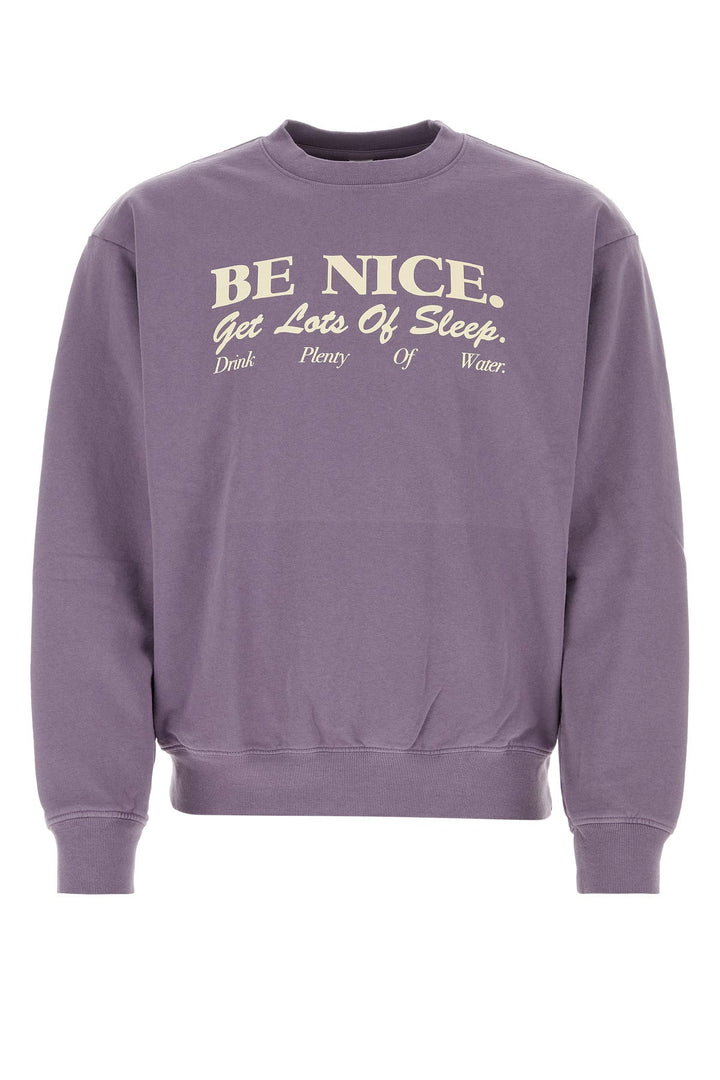 Lilac cotton sweatshirt