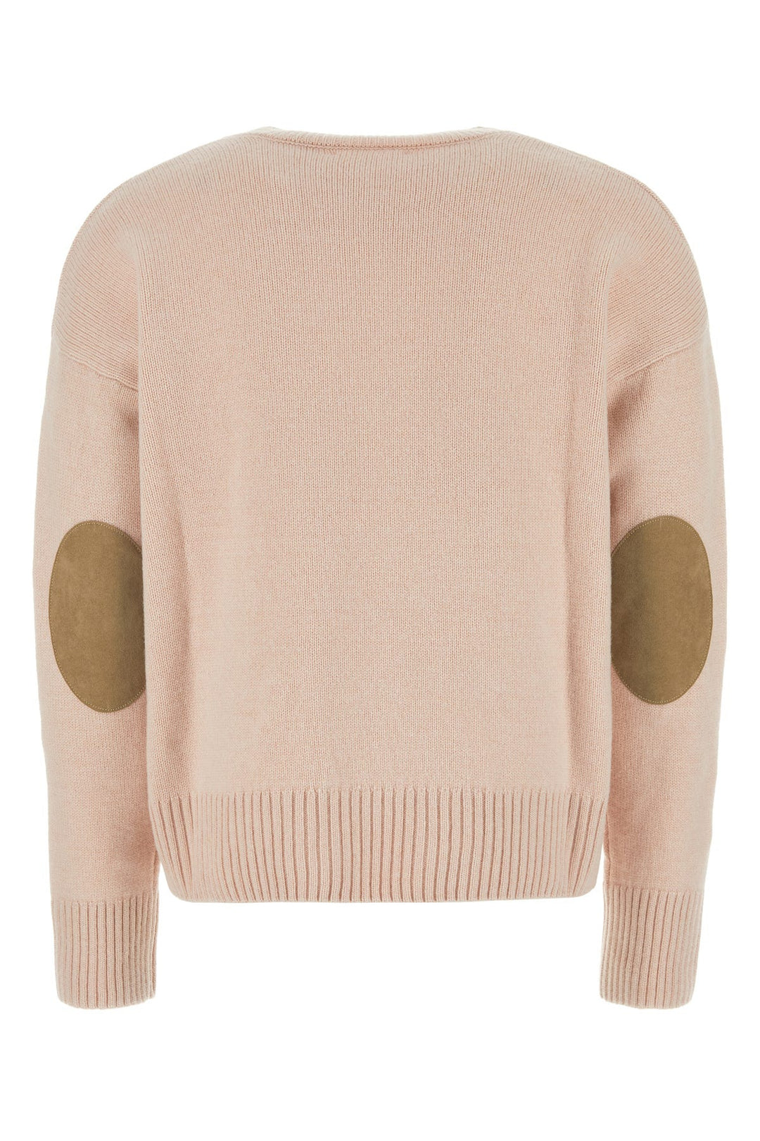 Antiqued pink wool blend sweater