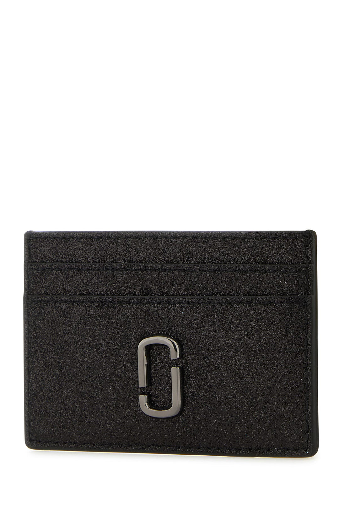 Black leather J Marc card holder