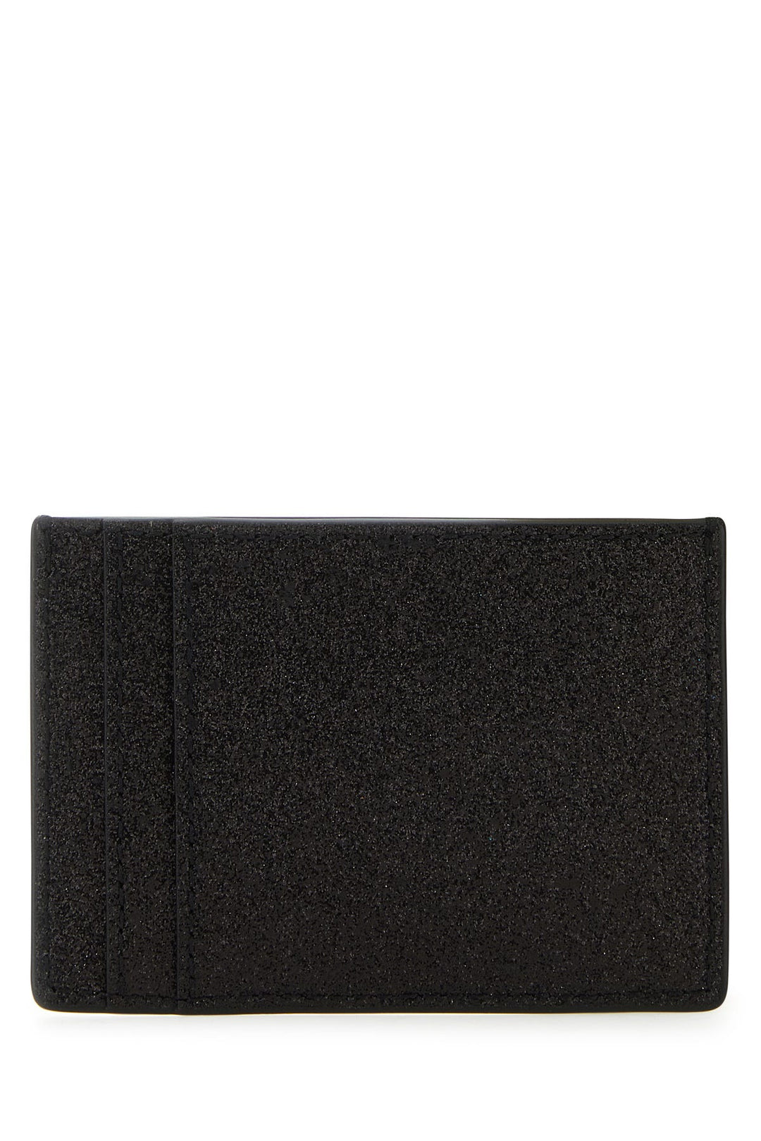 Black leather J Marc card holder