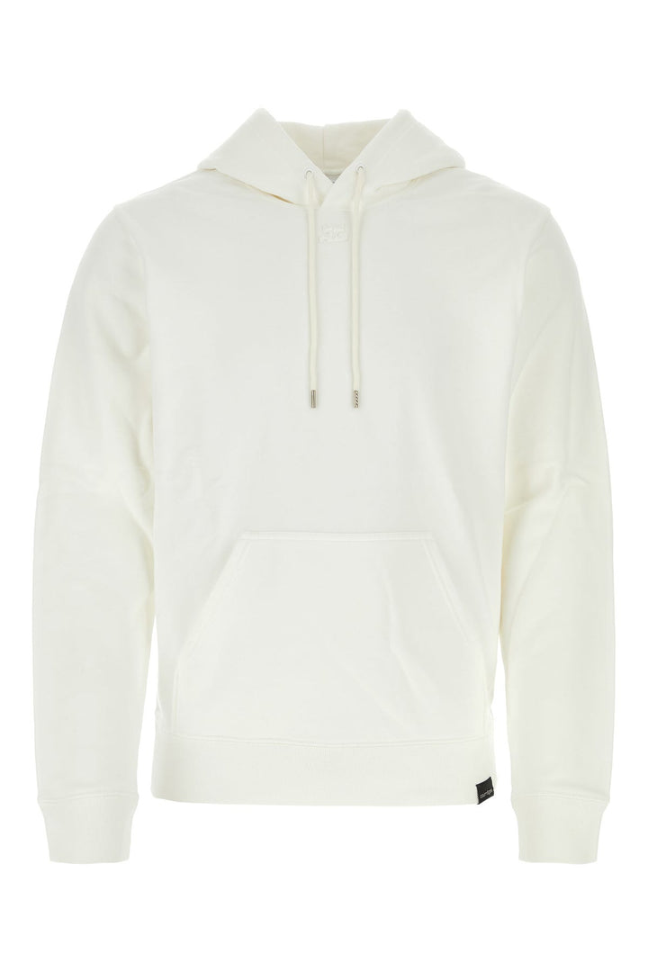 Cotton white sweatshirt