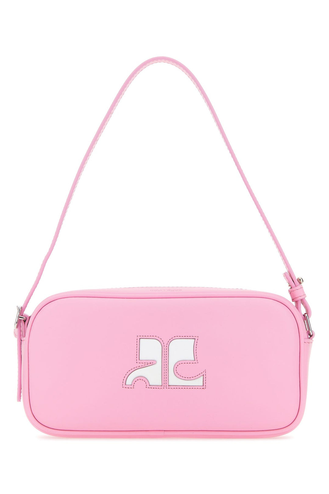 Pink leather RÃ©Ã©dition shoulder bag