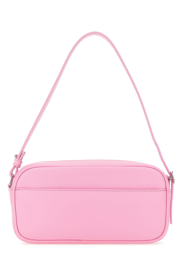 Pink leather RÃ©Ã©dition shoulder bag