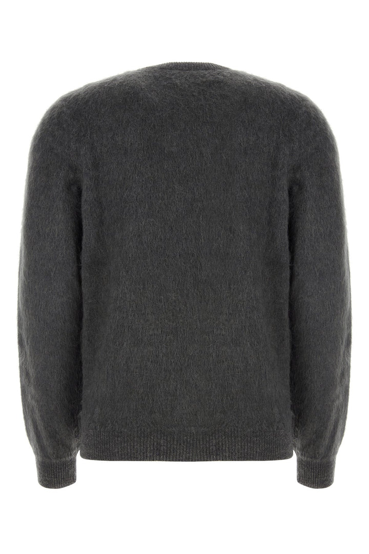 Embroidered wool blend sweater