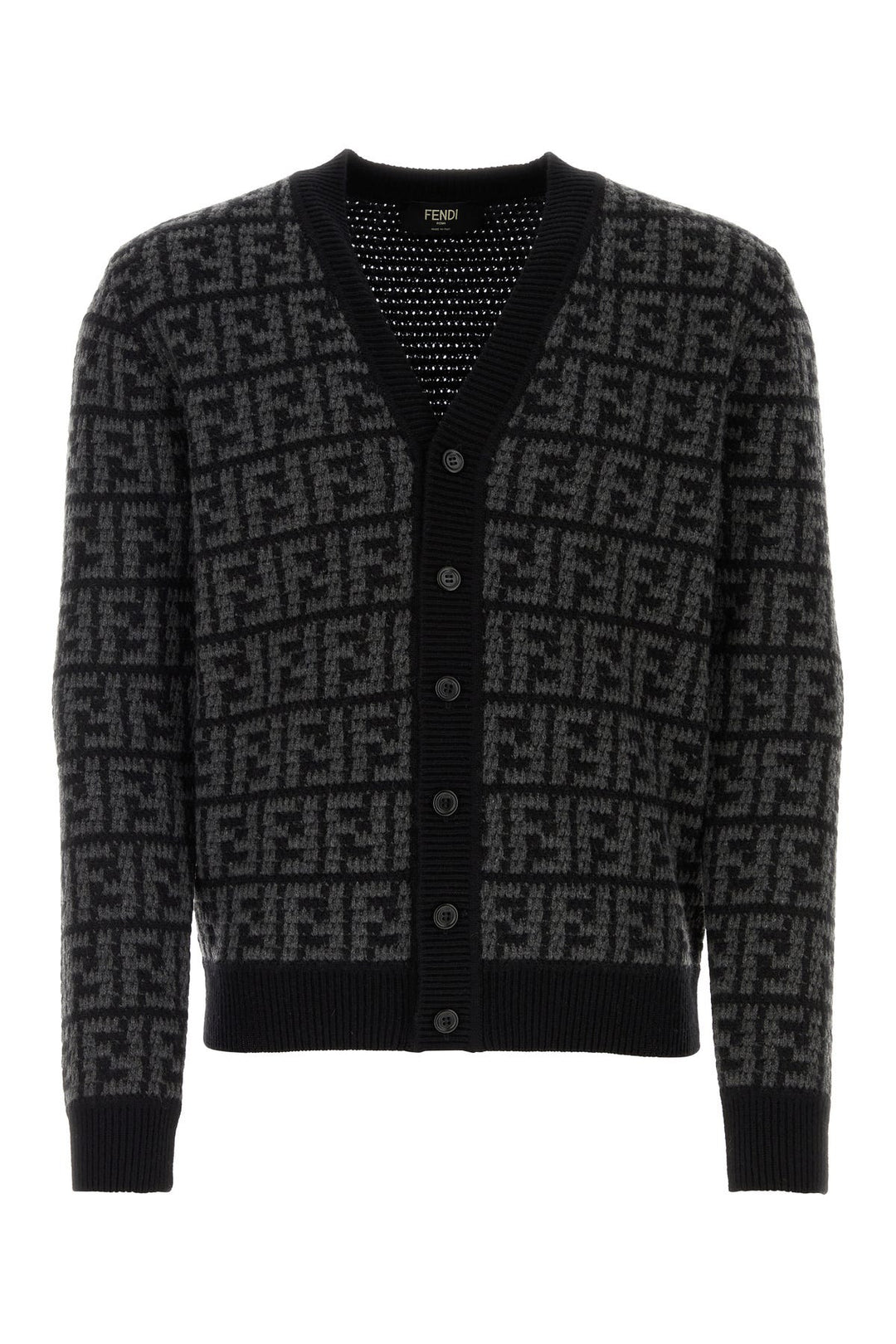 Embroidered cashmere cardigan