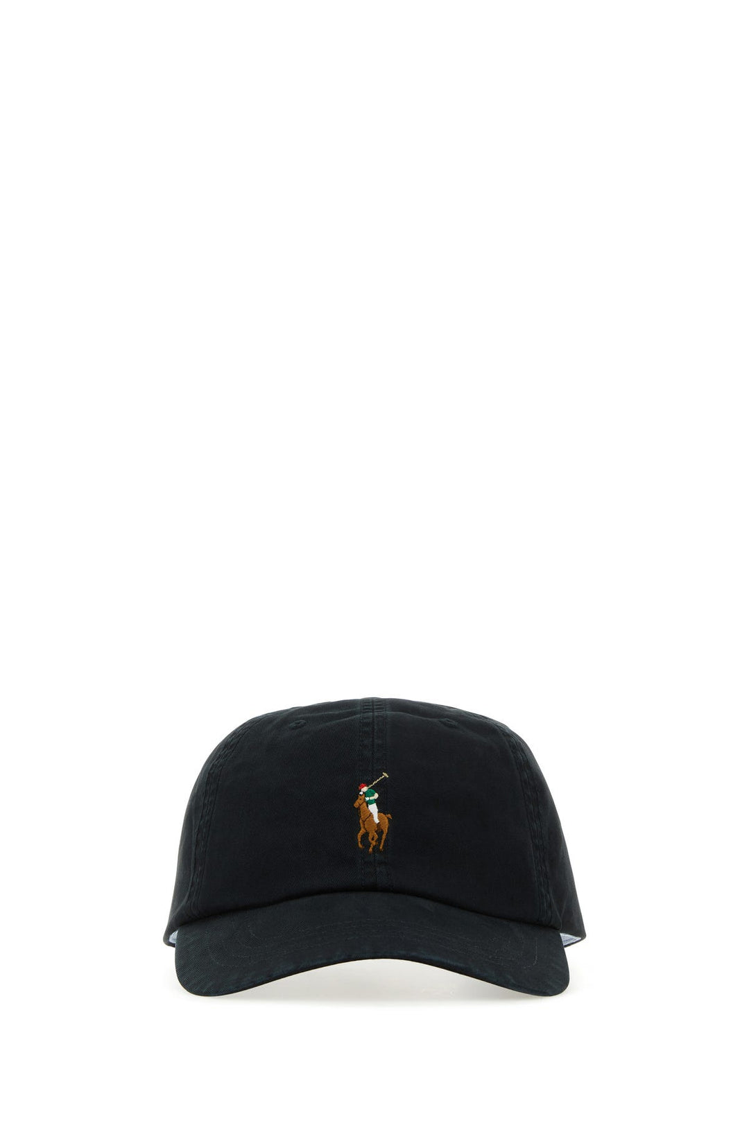 Blue stretch cotton baseball cap