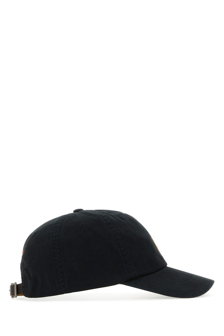 Blue stretch cotton baseball cap