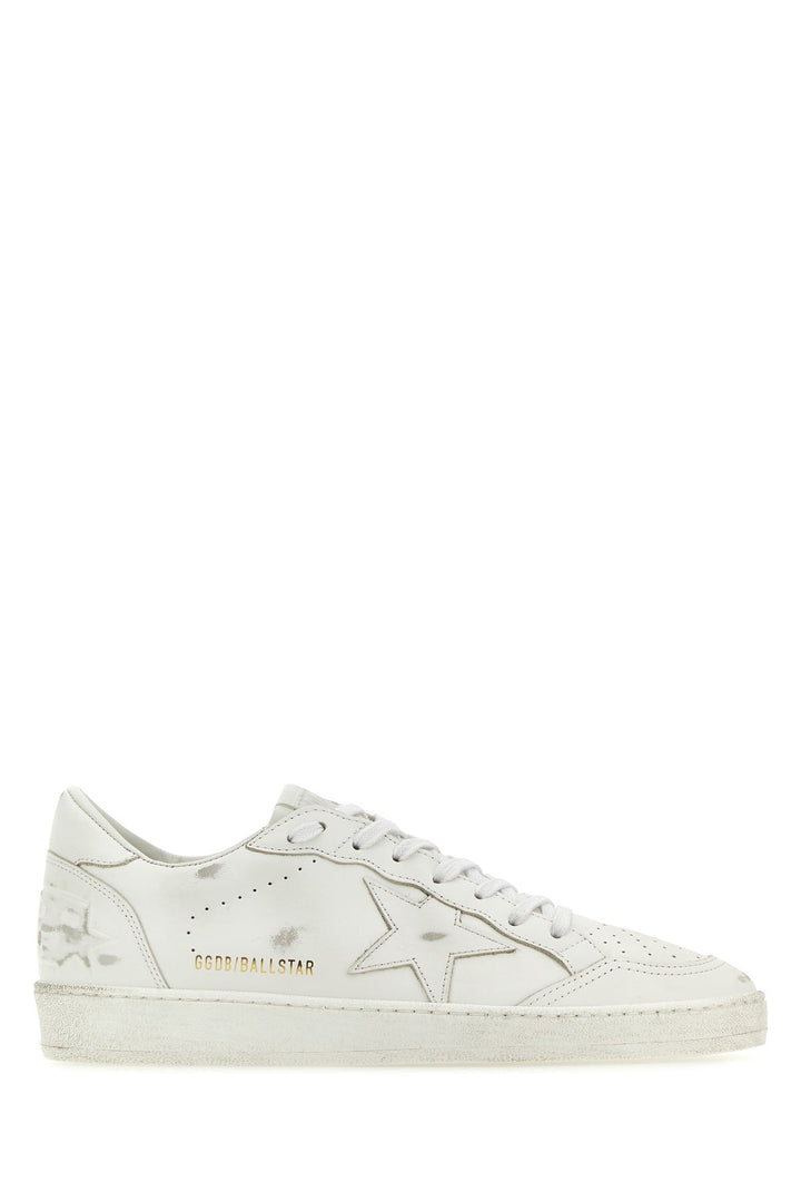 White leather Ball Star sneakers