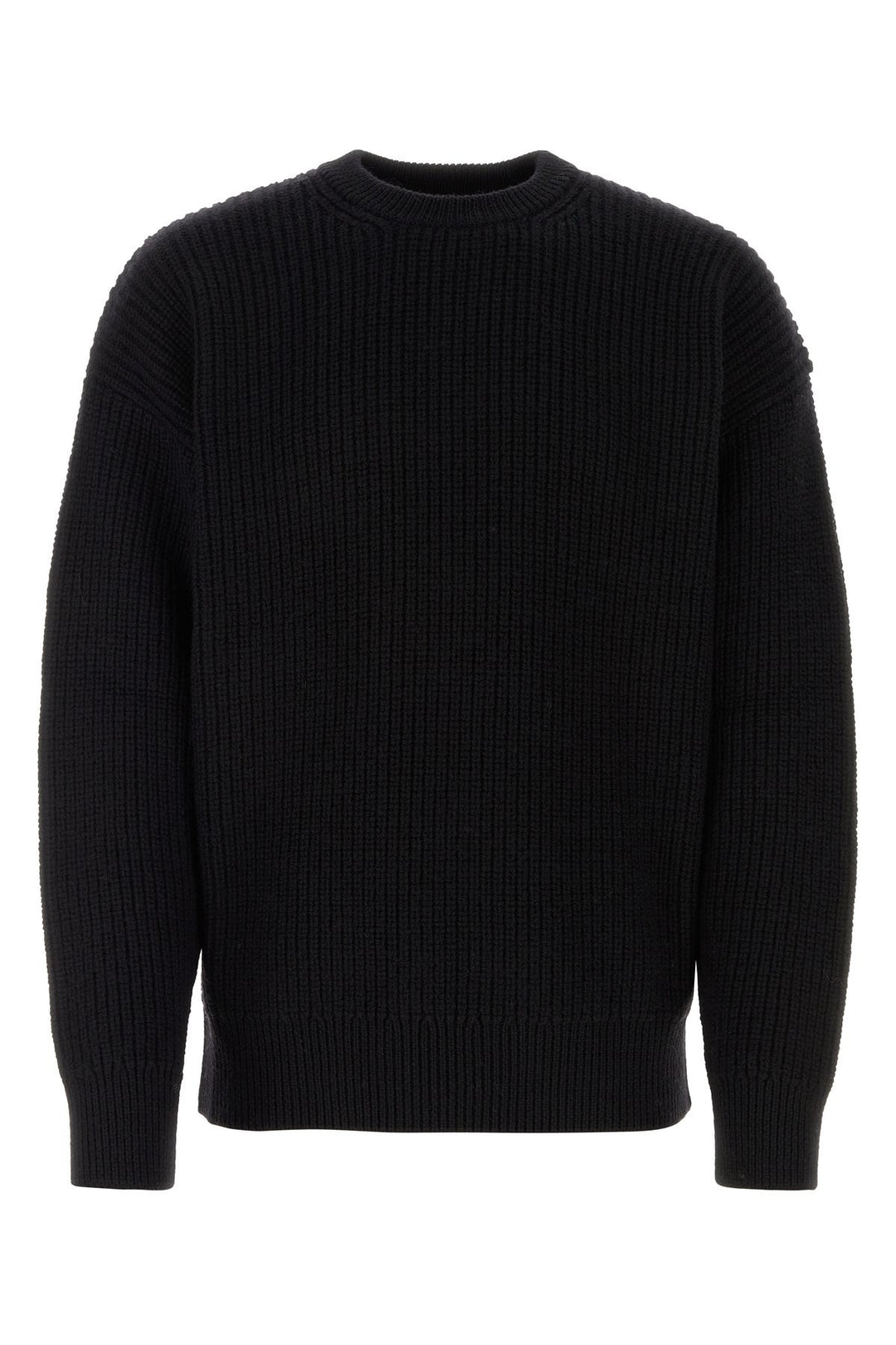 Black wool blend sweater