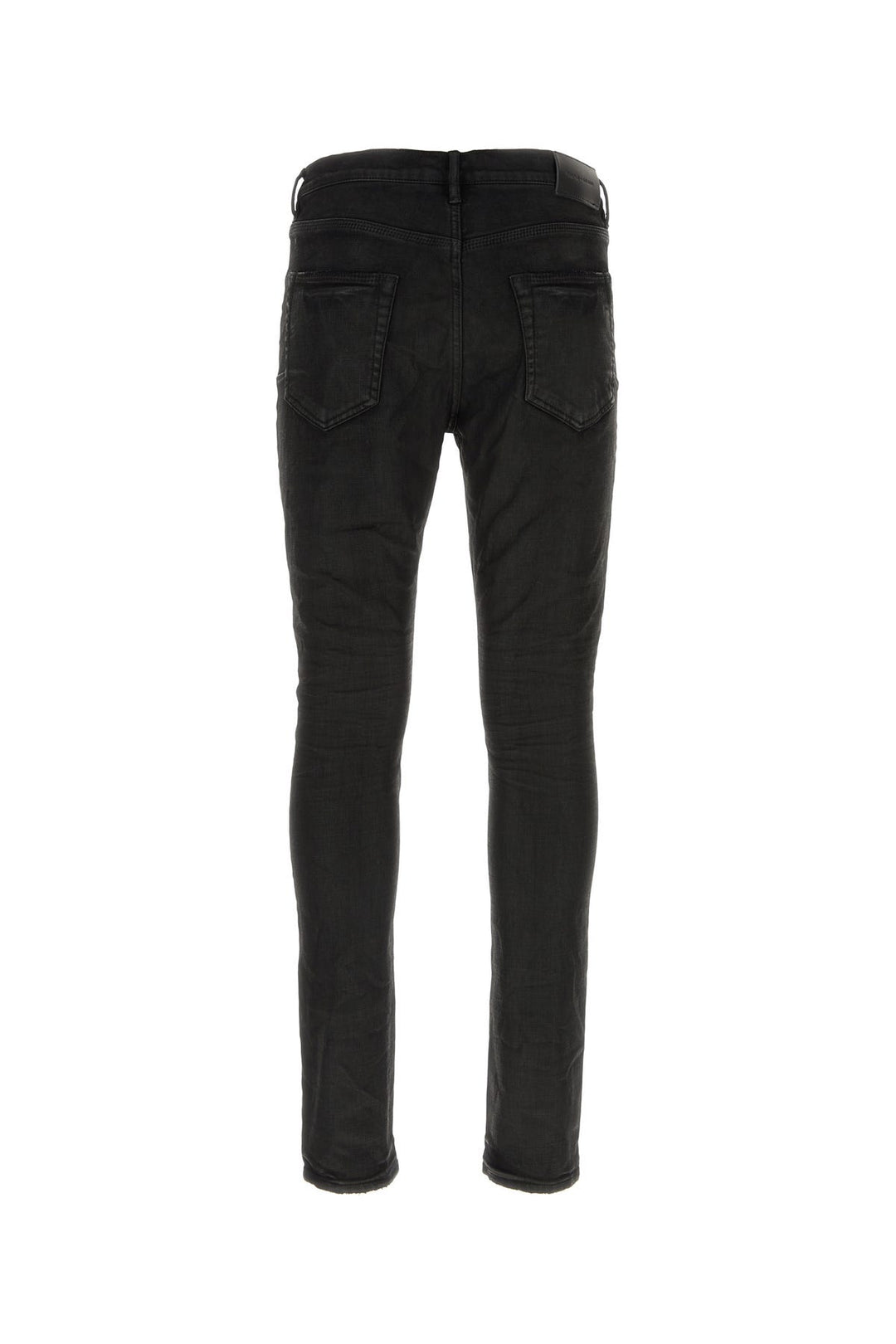 Black stretch denim P001 jeans