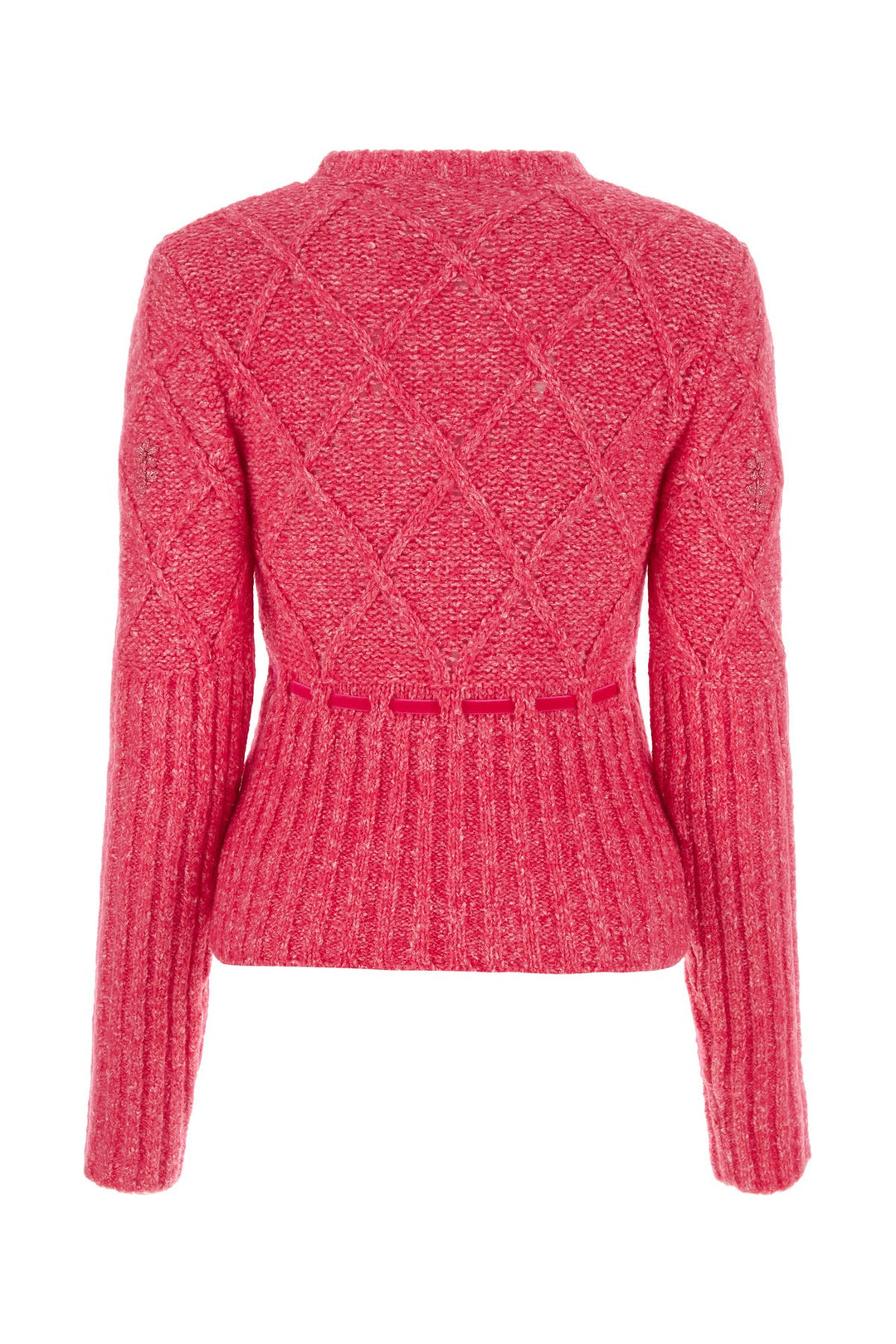 Fuchsia wool blend sweater