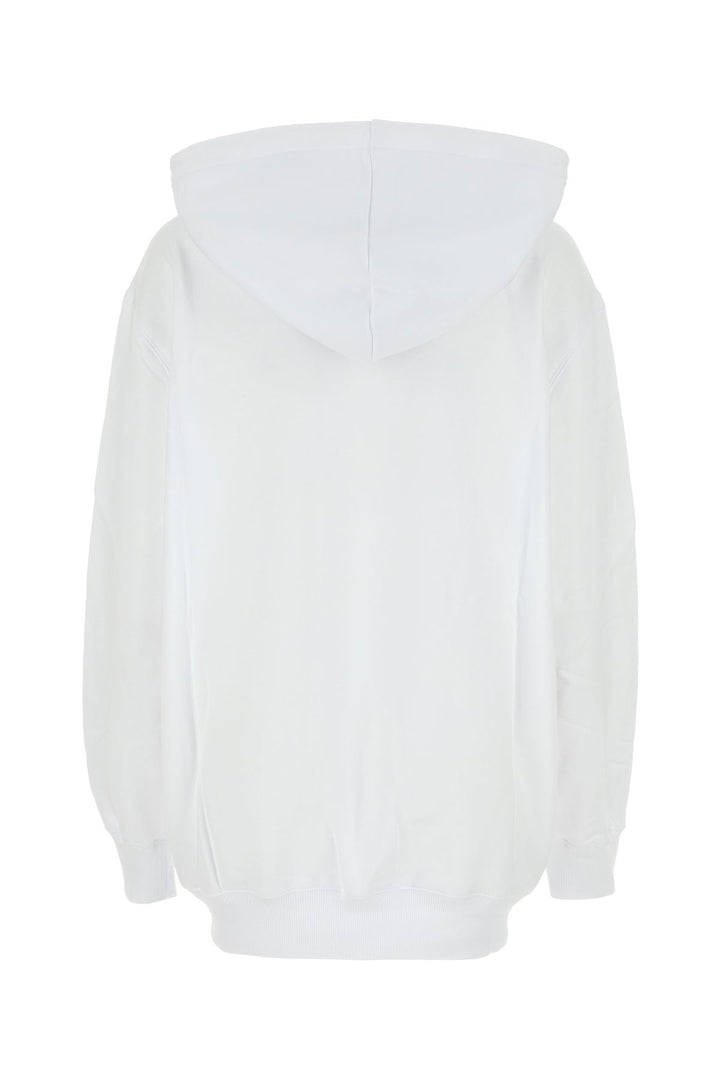 White cotton sweatshirt