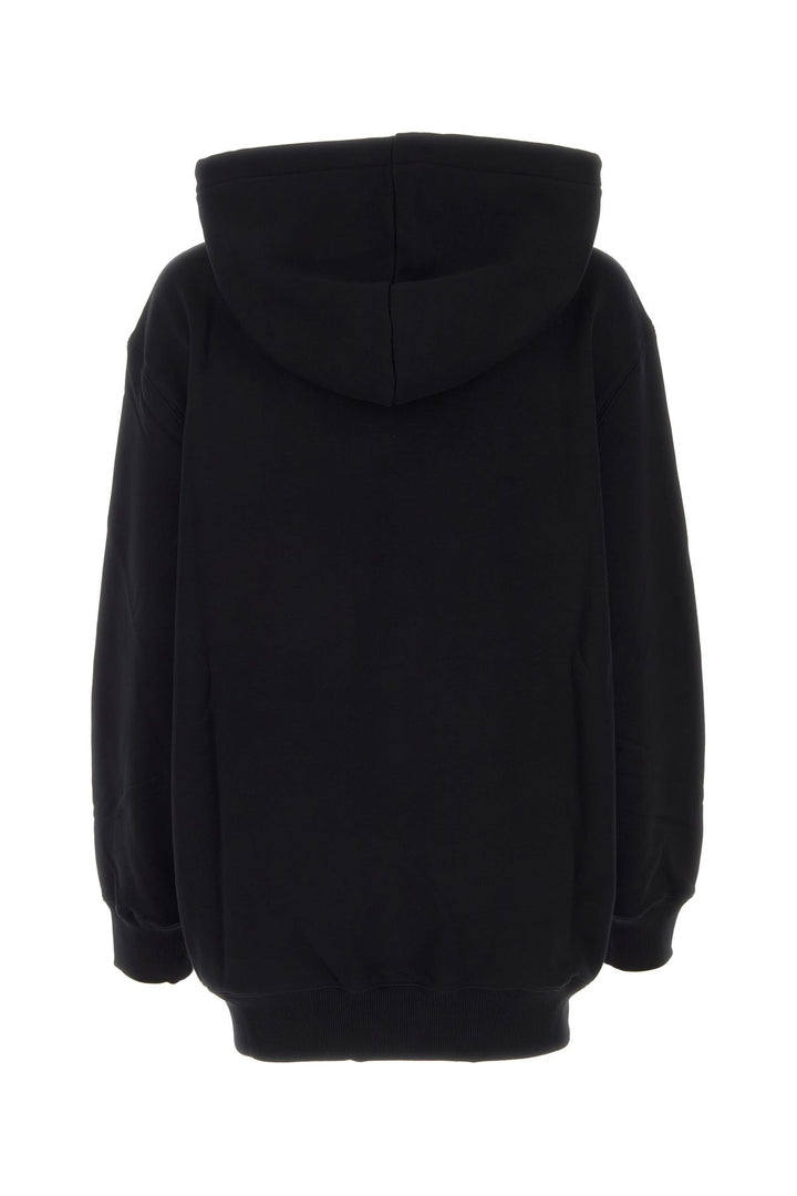 Black cotton sweatshirt