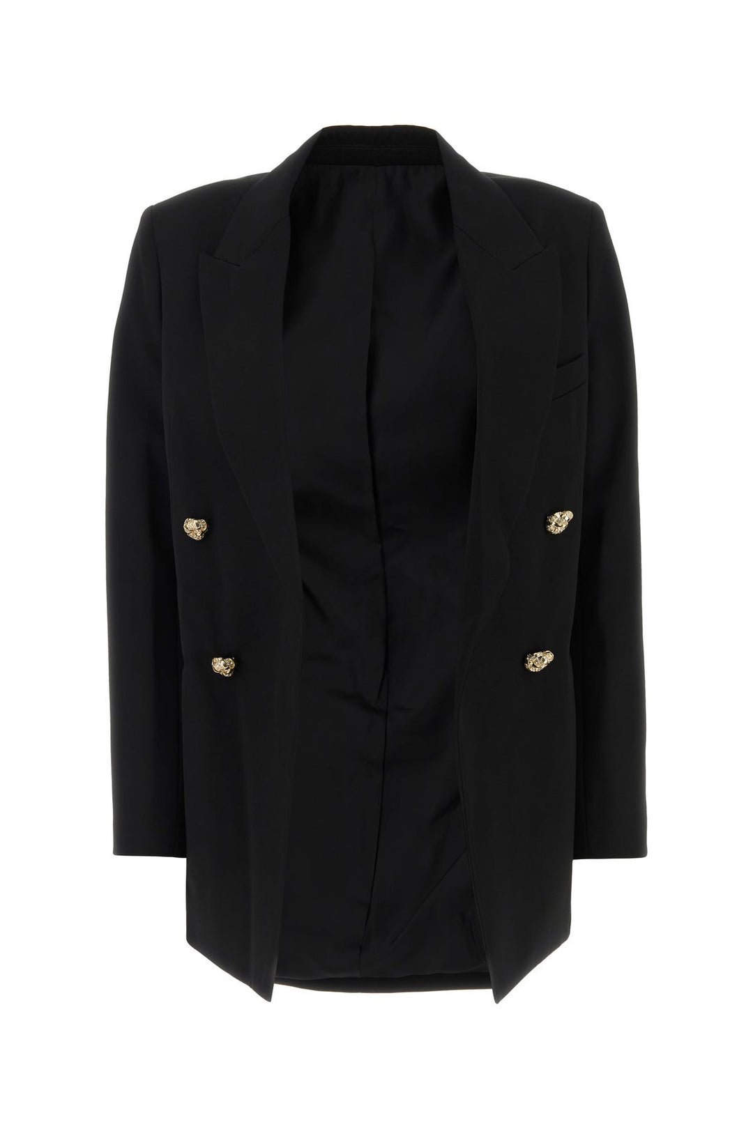 Black wool blazer