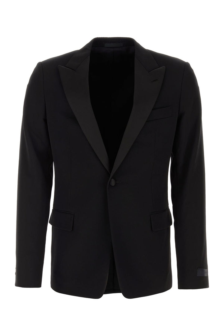 Black wool blazer