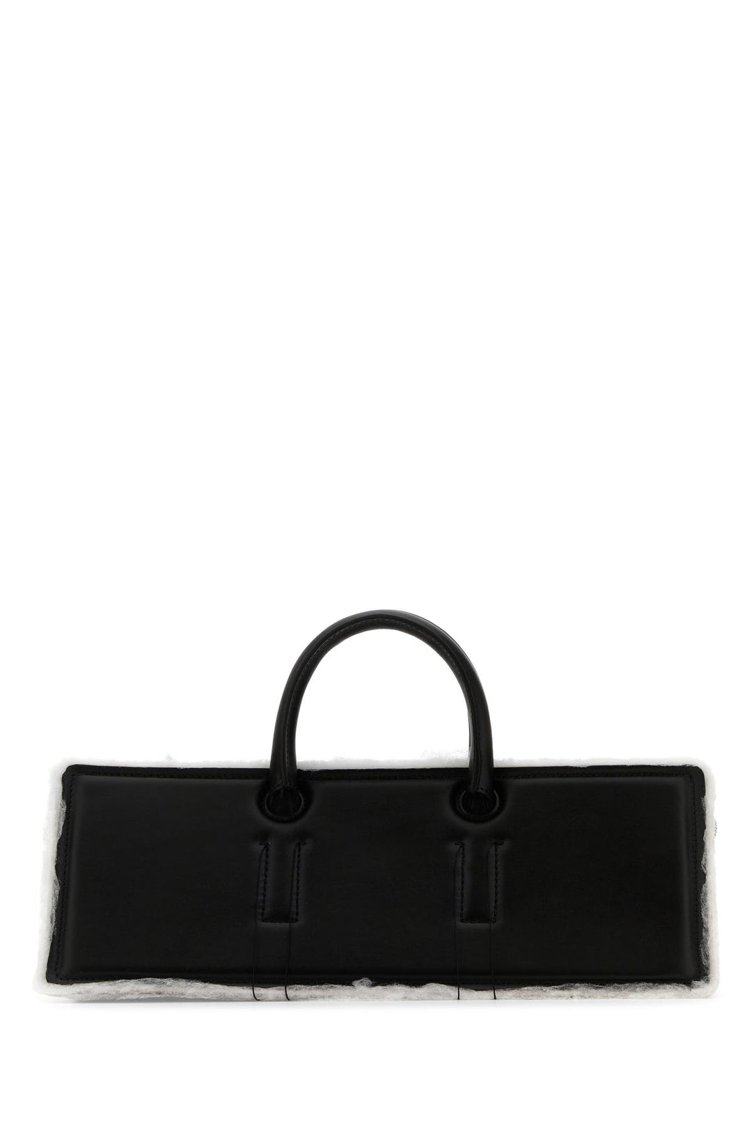 Black leather Otto handbag