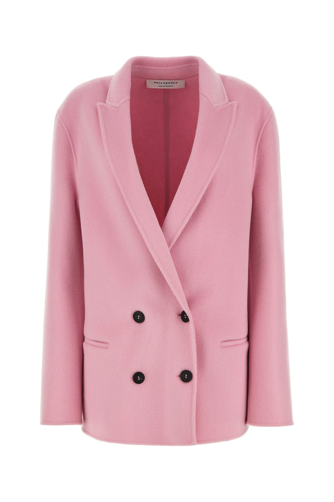 Pink wool blazer