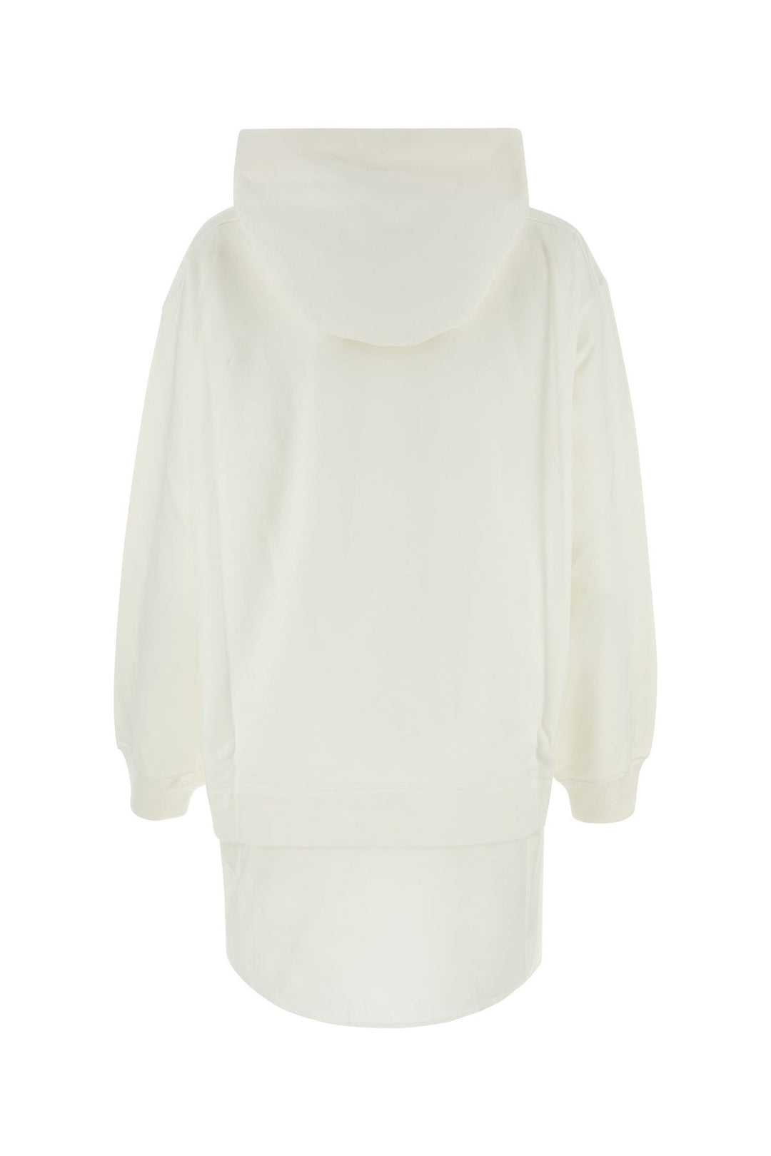 Ivory cotton oversize sweatshirt