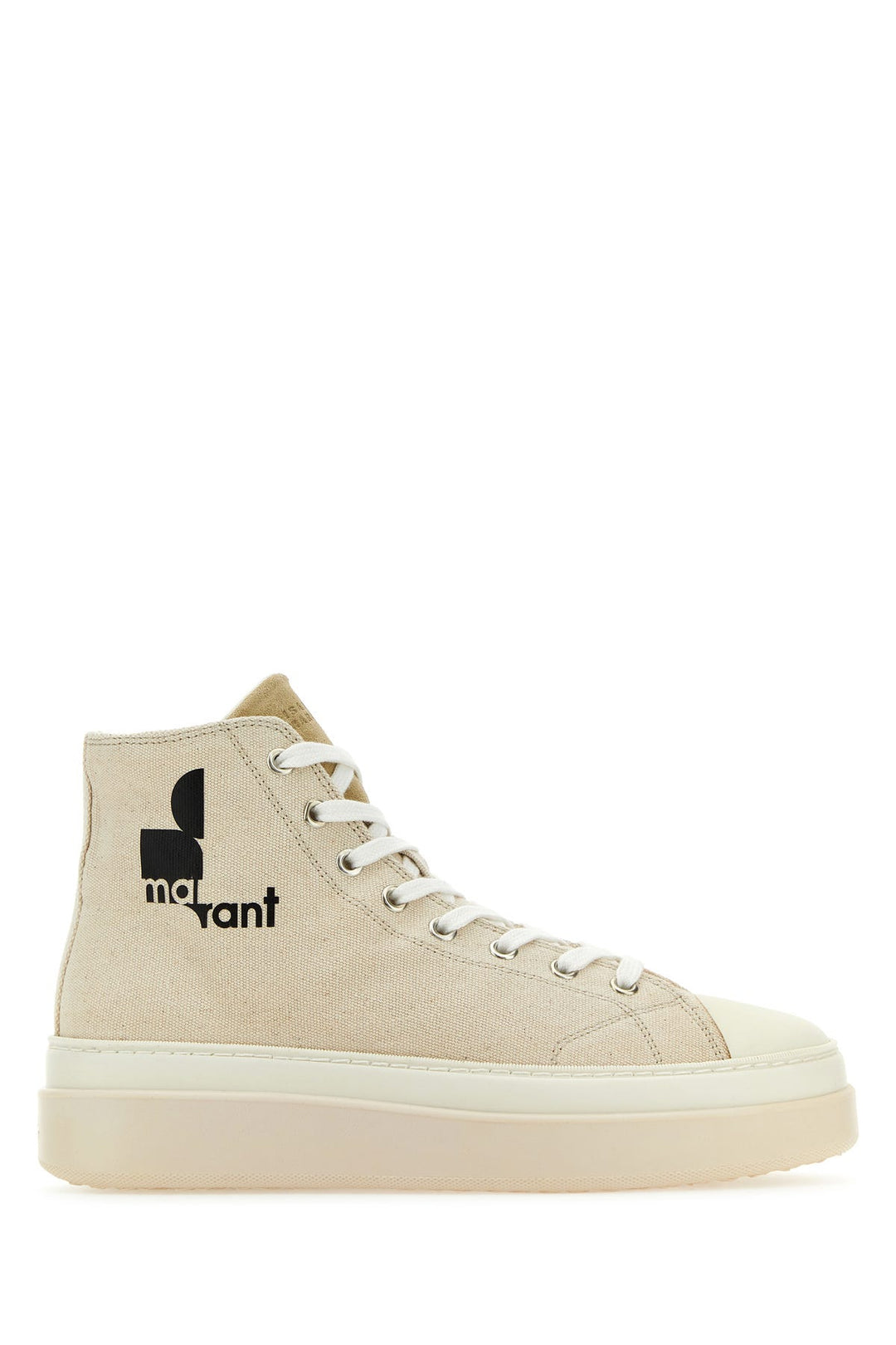 Melange ivory canvas Austen High sneakers