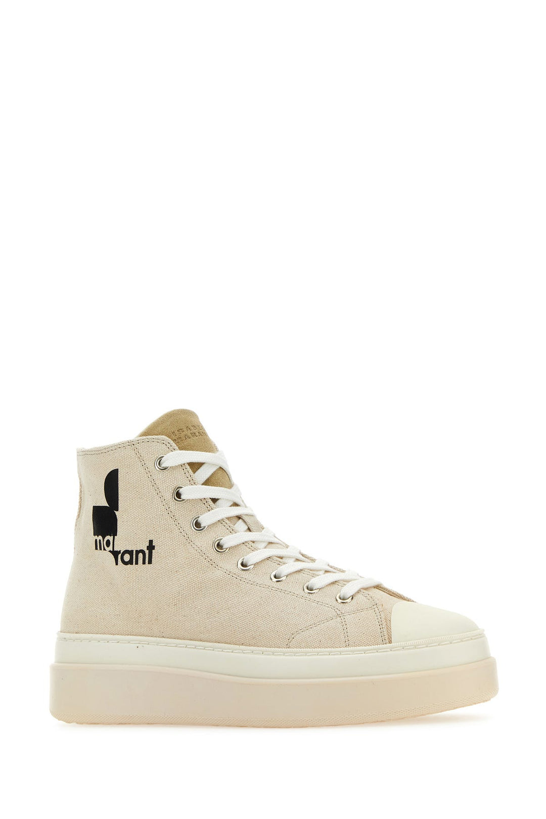 Melange ivory canvas Austen High sneakers