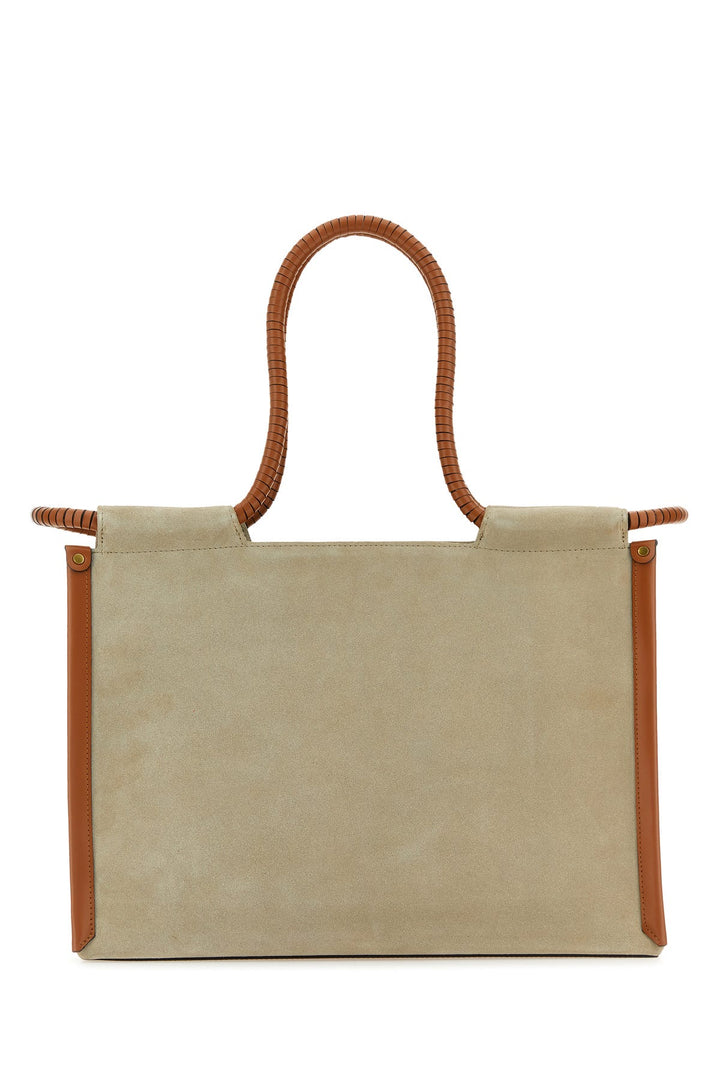 Sand canvas Toledo shopping bag