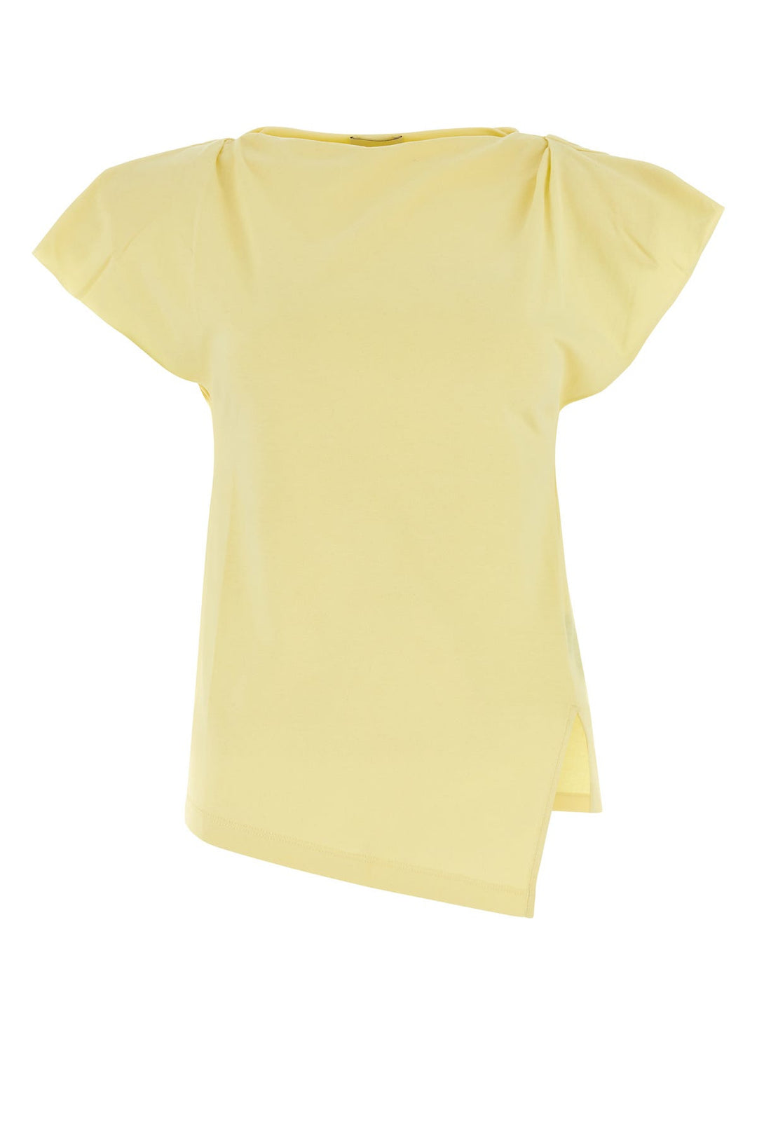 Pastel yellow cotton Sebani t-shirt