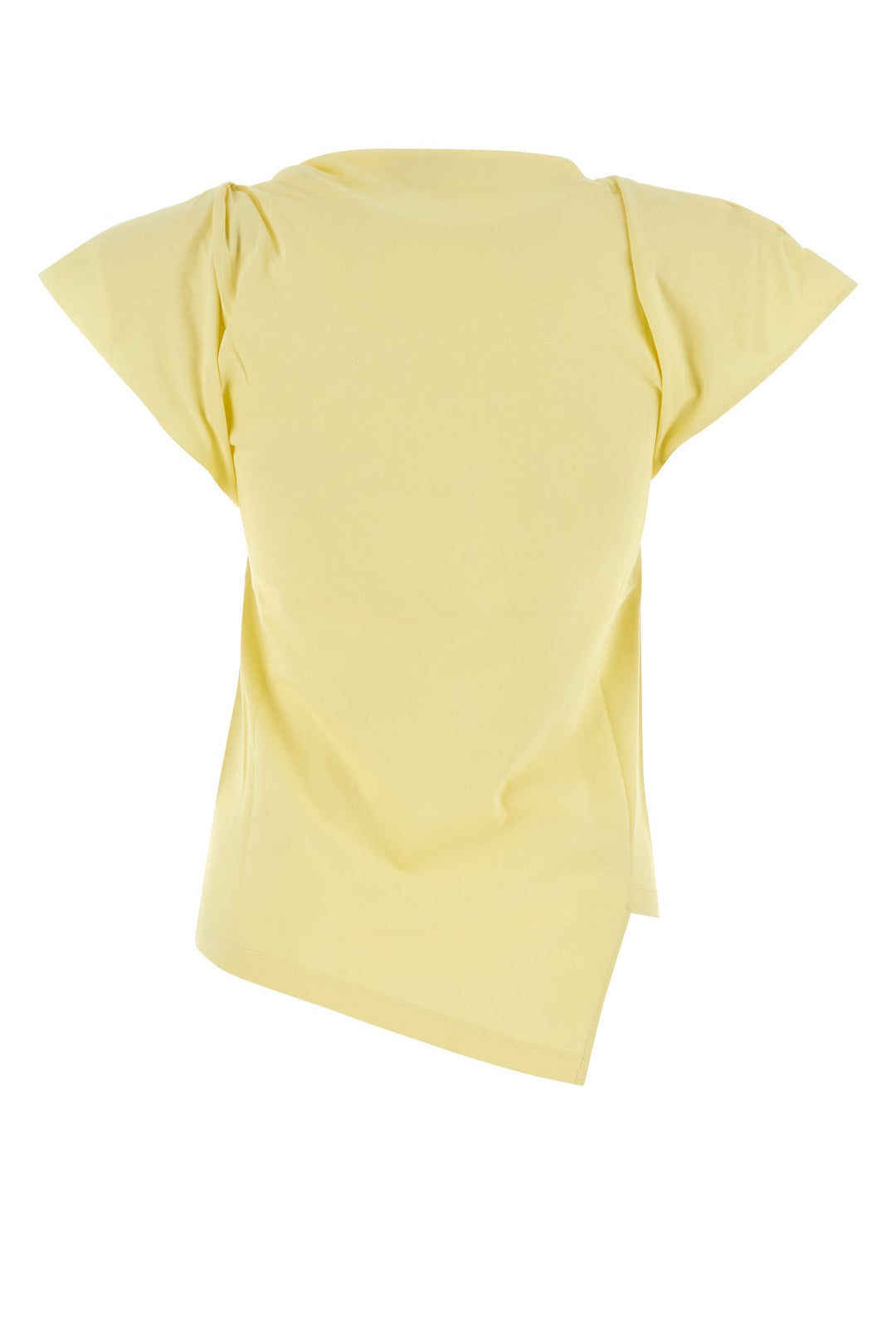 Pastel yellow cotton Sebani t-shirt