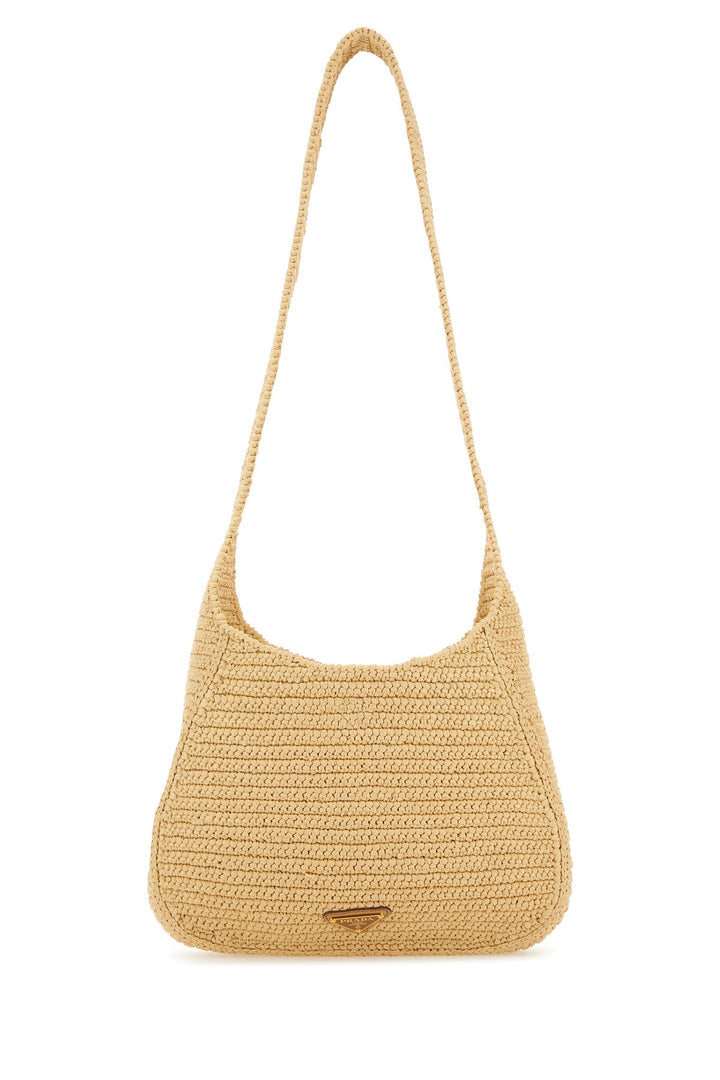 Raffia shoulder bag