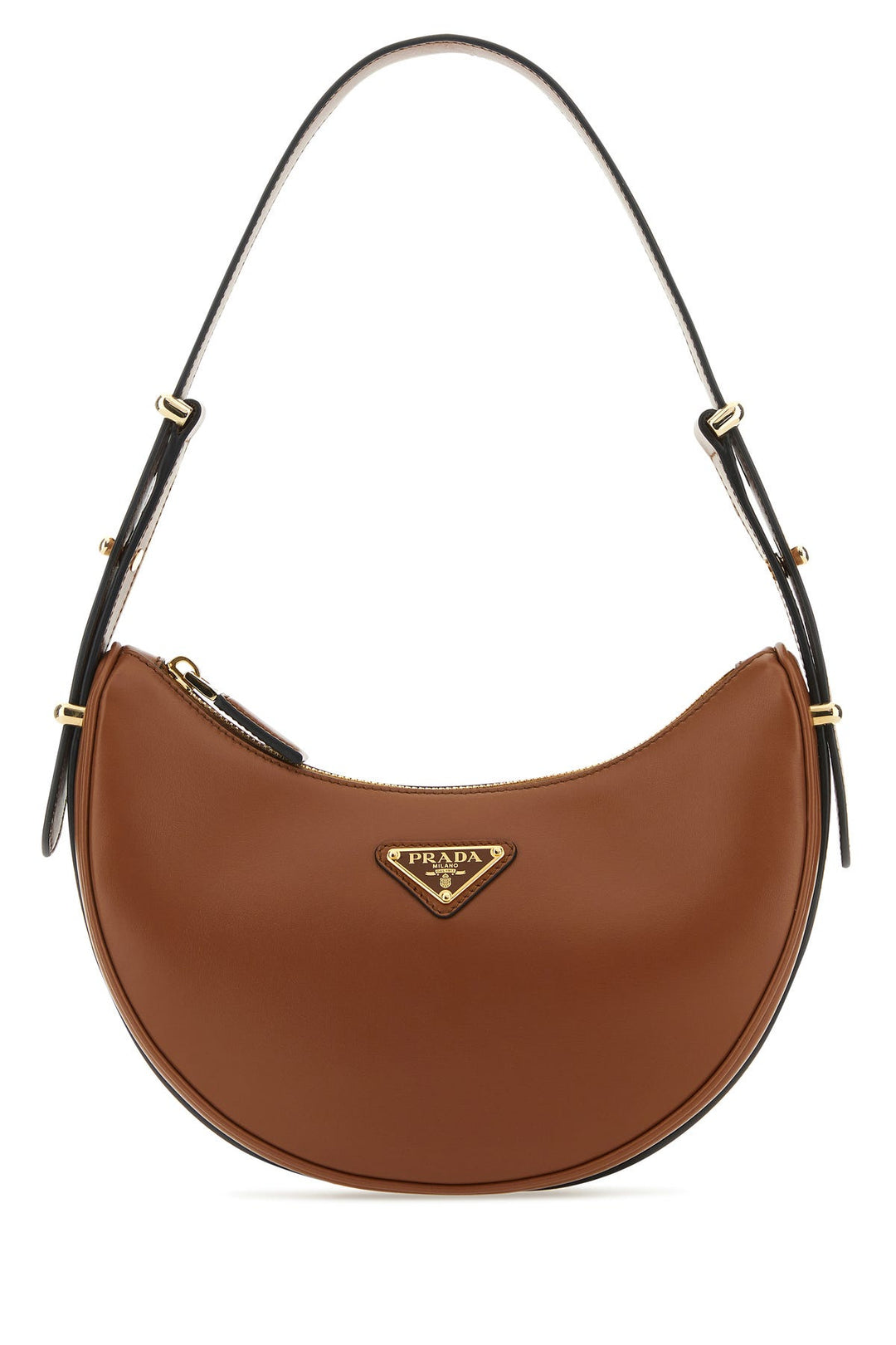 Caramel leather ArquÃ¨ handbag