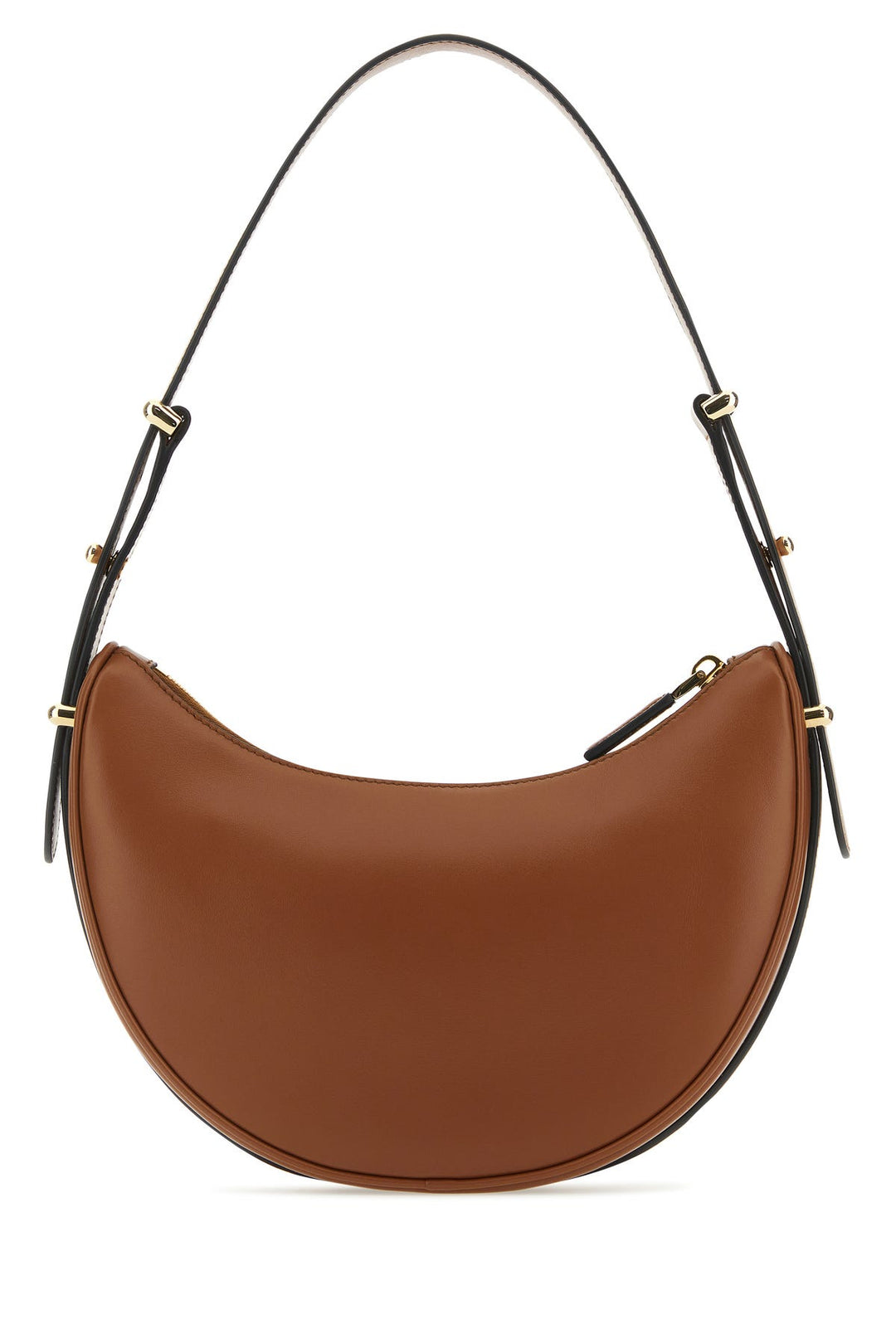 Caramel leather ArquÃ¨ handbag