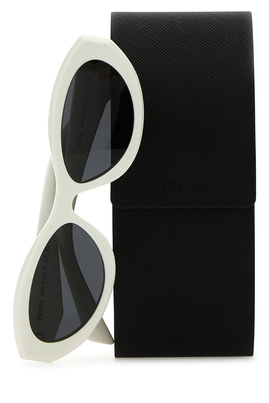 White acetate sunglasses