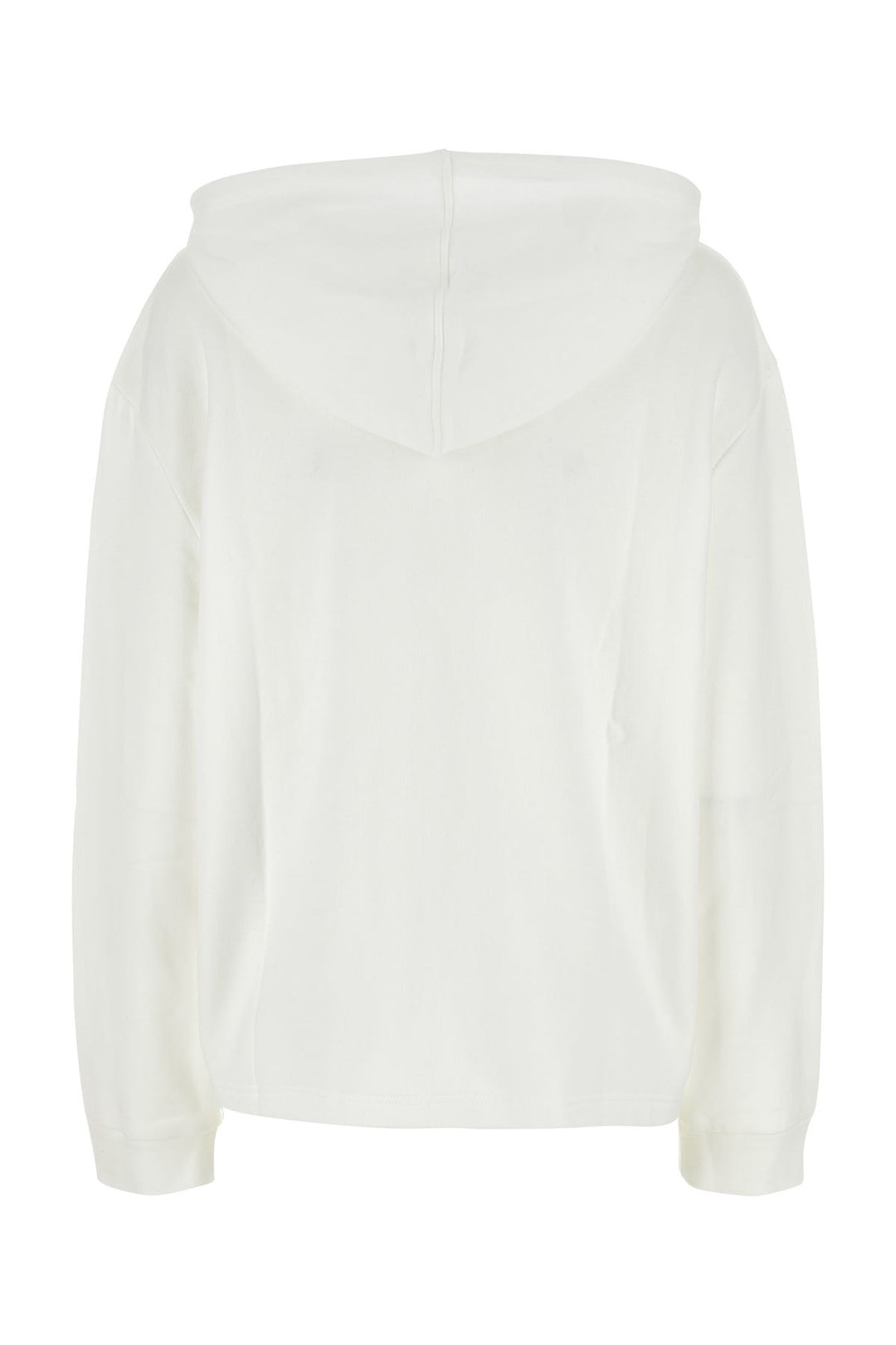 White cotton sweatshirt