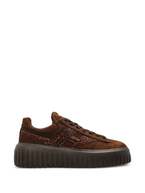 H-Stripes Leather Sneakers