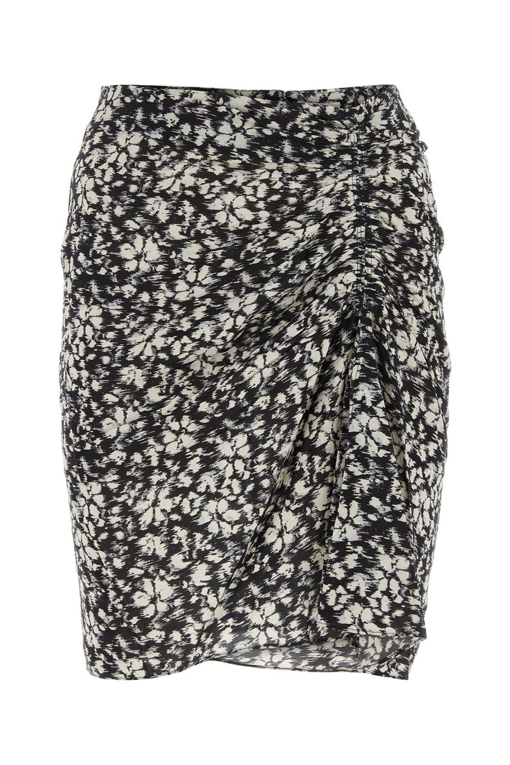 Printed viscose Angelica skirt