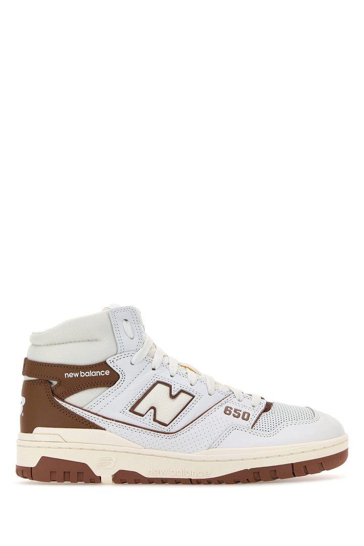 Two-tone leather 650 sneakers