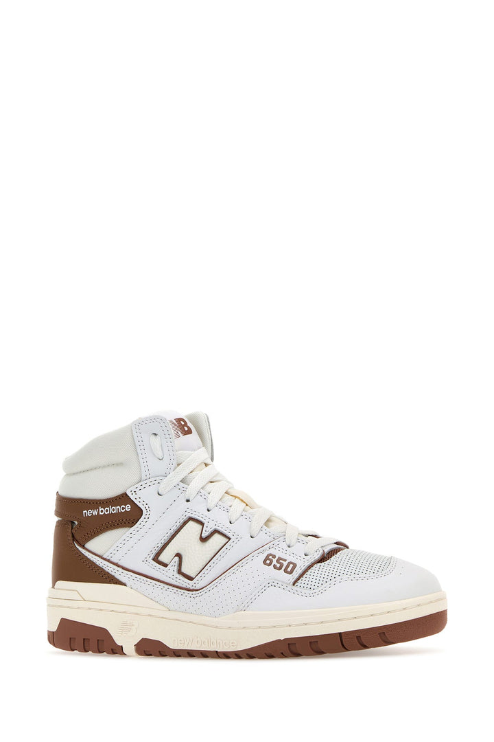 Two-tone leather 650 sneakers